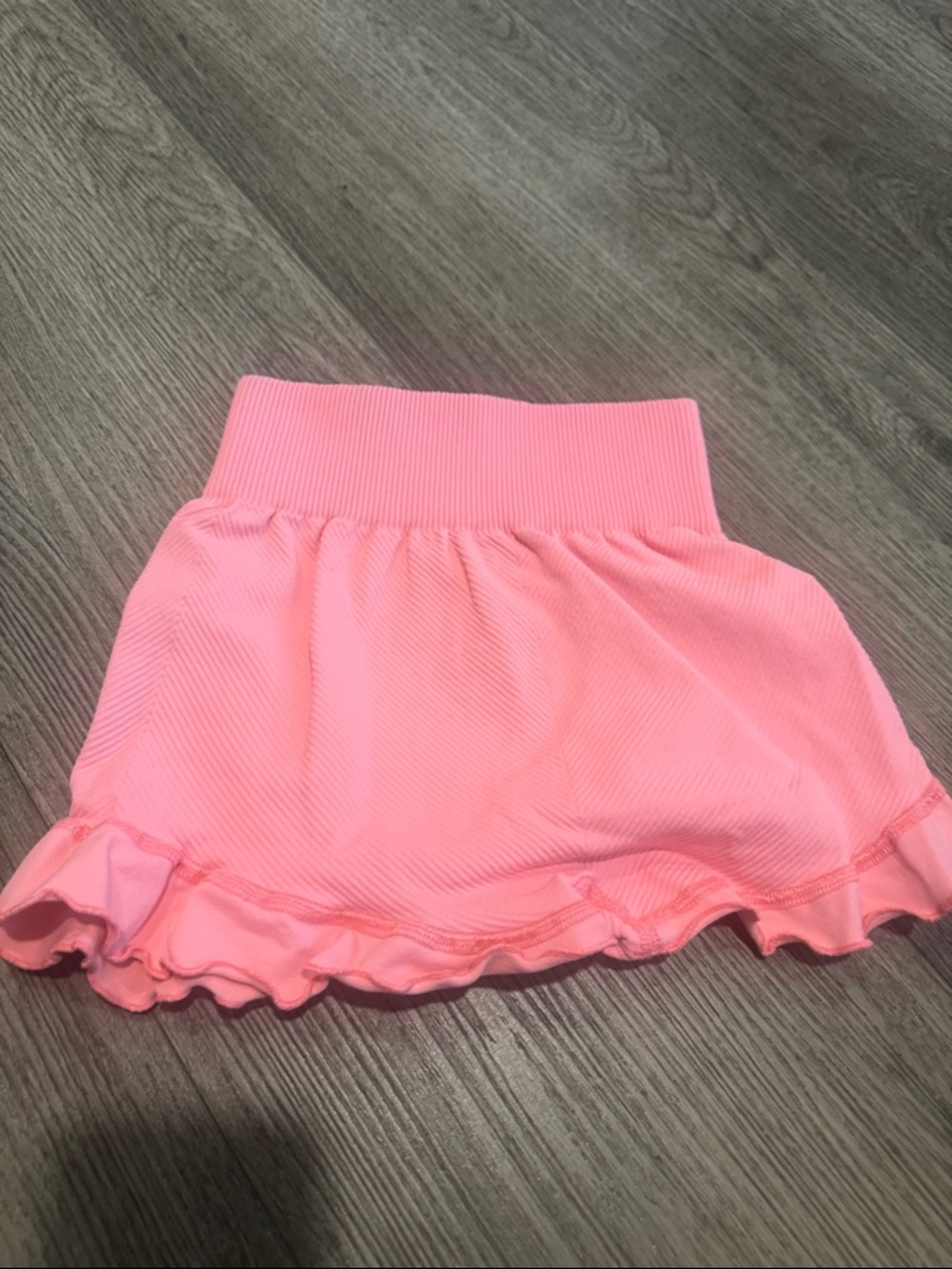 FP Movement by Free People Pink Ruffle Hem Girls' Shorts